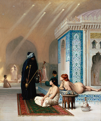 Pool in a Harem Jean-Leon Gerome